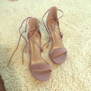 LuLu’s Wrap Heel - Dusty Rose/mauve